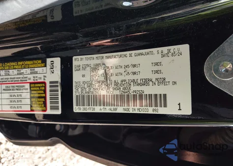 2024 Toyota Tacoma Sr5 from USA, damaged, VIN 3TYLB5JN9RT013911